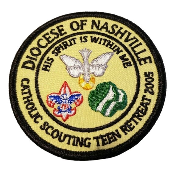 Diocese Of Nashville Catholic Scouting Teen Retreat 2005 Patch - Picture 1 of 2